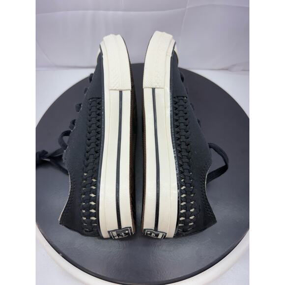 Converse All Star Chuck 70 Weave Womens Size 6 Low Sneakers 164591C Black Rare - Picture 6 of 10